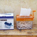Mini Manual Portable A6 Hand Paper Cutting Shredder Strip-cut hine Office Teaching Supplies Durable Cutter