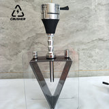 CRUSHER Metal Charcoal Holder Set Bowl Tinfoil-free Pot Carbon Chicha Bowls Removable Hookah Smoking Accessories