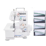 Desktop Overlock Sewing Machine - Household Four-Thread Lockstitch, Small for Home Office.