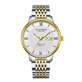 GUANQIN Week Calendar Type Luxury Man watch Stainless steel Mechanical watch for men Sapphire Waterproof Luminous Men's watches