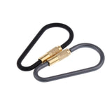D Shape Carabiners Camping Gadget Hiking Saftety Buckle Mulitfunctional Clip