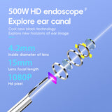 Cleaner with Camera HD Stic Otoscope Endoscope Wax Removal Tool Earpick Ear Cleaning Set