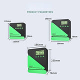 12V 24V WIFI MPPT Panel System Battery Charge PV Regulator Dual USB 10A 20A 30A 40A 50A 60A Solar Controller