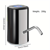 1pc Mini Rechargeable Automatic Electric Wireless Smart Water Drinking Bottle Portable Water Dispenser Pump