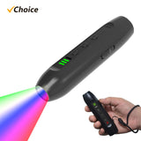 Upgrade Ultrasonic Repeller 3 Modes Chargeable Drive Intelligent High Brighess Flashlight Dog Training Device