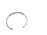 Silver Hot Simple Personality Male And Female Bare Body Round Sticks