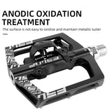ESLNF Mountain Bicycle Cycg Ultralight Aluminium Alloy 4 Bearings MTB Flat Pedals BMX Road Bike Accessories