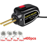 400/800/1200pcs Hot Staplers Plastic welding hine soldering iron garage tools Car bumper Repair kits PVC welder gun