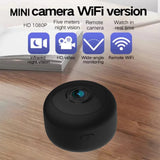 1080P HD Mini WiFi Security Camera Portable Night Vision Motion Detection Wireless Surveillance Camcorder for Home and Office