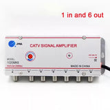 JMA 10308 Cable TV Booster CATV Signal Amplifier 1 IN 8 OUT 30DB 220V