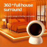 1pc, Small Heater With Heating And Fan Modes, Winter Indoor Use Electric Heating Ceramic Heater,Low Noise Small Heater With Heating And Fan Modes Heaters 1200W PTC Ceramic Fast Heating, Suitable For Home, Office, Bedroom, Halloween Christmas Gift
