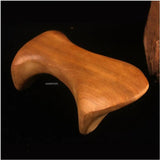 Fragrant wood tiger tooth shape scraping board piece sandalwood massager wooden four-foot massage dog