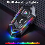 Wireless Motorcycle Helmet Headset 1000mAh Y20 RGB Colorful Lights Earphone Headphone BT 5.3 Motobike Stereo Accessories