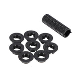 1Pcs for FUTABA Remote Control JR / Gear Toggle Switch Accessories 8Pcs Aluminum Alloy Nut Black
