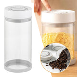Electric Coffee Beans Vacuum Sealed Tank Transparent Preservation Glass Food Storage Jars Household Air Extraction Container