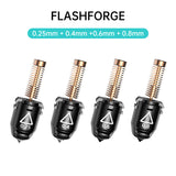 FLASHFORGE Hardened Nozzle 280℃ High w 32mm³/s for Stable High-Speed Printing Compatible Adventurer 5M Hotend