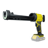 Cordless Caulking 10oz/300ml Electric Silicone 4 Adjustable Speed Adhesive Gun with LED Light for 20V Battery