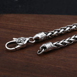 S925 Sterling Silver Six-character Shingen Bracelet