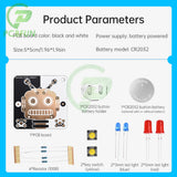 Robot/snowman Electronics Beginner Learning Welding Fun DIY Kit LED Light Emitting Tube Module