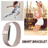 Smart Electronic Bracelet - 2208A Heart Rate, Blood Pressure Monitor, Pedometer, Waterproof Sport Fitness Tracker for Men and Women