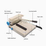 2In1 Cutter 210 Punching And Cutting Archive File Punch hine A3A4 Paper Trimmer Portable Office Tools