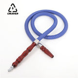 CRUSHER Glass Set with Textured Water Bottle Chicha Bowl Single Hose Hookaah Hoka Complete Narguilhe Hookah Accessories