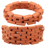 150Pcs Mini Bricks 1/16 Miniatures Simulation Red Brick For DIY Fairy Dollhouse Garden Ornament Toy