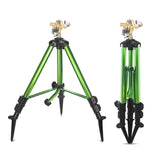 Heavy Duty Lawn Sprinkler - 360 Degree Large Area Irrigation, Impact on Tripod Base Nozzle for Lawn/Yard/Garden