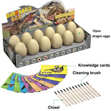 New 12PCS Archaeological Excavation s Creative DIY Dinosaur Egg Multi-person Party Toys Children's Gifts