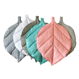 Newborn Baby Cotton Carpet Blanket Leaf Shape Crawling Play Mat Rug Kid Children