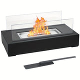 1pc Portable Tabletop Fireplace - Perfect for Indoor and Outdoor Use, Adds Warmth and Ambiance to Any Space, Ideal for Patio, Balcony, Living Room, and Camping Gatherings