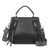 Crossbody Bag for Women Vegan Leahter Handbags and Purses Ladies Flap TopHandle Bags Braided Tote Bags