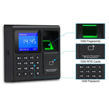 Fingerprint Attendance hine 1000 Capacity Access Control RFID Keypad USB Data Manage