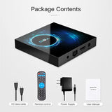 T95 tv 2023 Android 10 128GB allwinner H616 quad core support 6k 3d h.265 4G 5G Dual WiFi BT 5.0 Smart Set top box