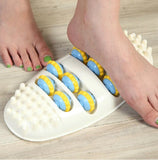 Oval shaped device wheel plate mini 4 rows foot Acupuncture point massage roller Health Massage