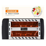 Checked 2 BH-002 Gift Automatic Toaster Household Sand hine Toast Multi-Function Breakfast Maker