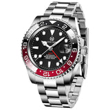 2023 Brand-New PAGRNE DESIGN Men Mechanical Watches Stainless Steel Sapphire Glass 100m Waterproof Business Style Motion Watches