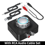 VIKEFON Bluetooth 5.0 Audio Receiver 3D Stereo Sound Wireless Adapter SD TF Card RCA 3.5mm AUX Jack for For Car Kit Speaker