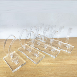 Clear 24 Bits Acrylic Watch Display Holder Rack Showcase Tool Transparent Wristwatch Stand Case Bracelet Hold