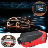 24V Car Mounted Air Diesel Heater with Remote Control LCD Display Automatic Ignition Copper Accessories for RV Trucks Vehicles