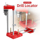 Woodworking Drill Accurate Positioner Portable Jig Tool Hand Carpenter Locator Rust-Proof Hole Drilg