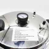 Updated Version Dental Lab Denture Curing Sterilizing Pneumatic Polymerizing Pot with Pressure Gauge