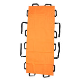 180 x 70cm 12 Handle Home Foldable Durable Fabric Stretcher Simple Soft Portable Transport Unit for Emergency Work