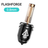 FLASHFORGE Hardened Nozzle 280℃ High w 32mm³/s for Stable High-Speed Printing Compatible Adventurer 5M Hotend