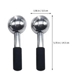 2Pcs Facial Ice Face Massager Cooling Eye Puffiness Relief Tools Beauty Skin Massage Globes Suitable For Tired Women