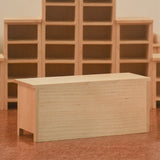 1/12 Miniature Furniture Wooden TV Display Storage Cabinet For Dollhouse Decoration Accessories