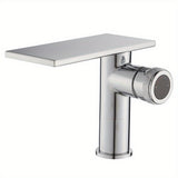 1pc Bathroom Single Lever Sink Faucet, Crane Brass Sink Faucet, Hot And Cold Water Tap, Bathroom Accessories
