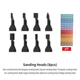 DSPIAE DIY ES-A Reciprocating Sander & Electric Grinding Pen - Plastic Sanding Paper Head for Military Model Craft Tools and Hobby