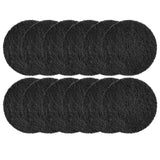 12 Pack Activated Charcoal Purifying Deodorizer Fit For Trash Cans, Compost Buckets-Round