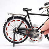 DIY Mini Alloy Bicycle Model Retro Simulation Metal Bike Assembling Educational Collection Toys For Children Gifts